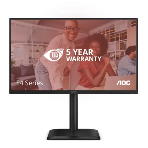 AOC IPS 120Hz FHD monitor 23.8" 24E4CV, 1920x1080, 16:9, 4ms, 300cd/m2, DisplayPort/HDMI/4xUSB-A, pivot, hangszóró
