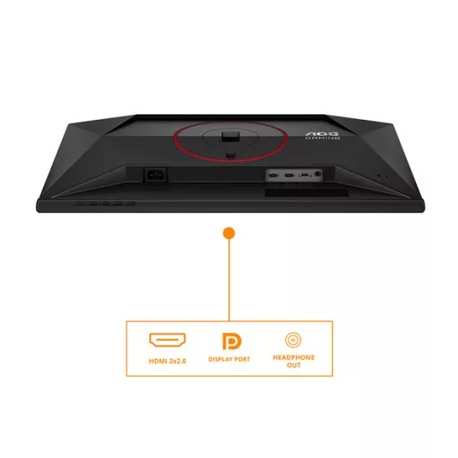 AOC IPS Gaming 260Hz monitor 24,5" 25G4ZR, 1920x1080, 16:9, 300cd/m2, 1ms, 1xHDMI/1xDisplayPort, pivot
