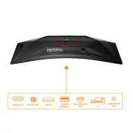   AOC Ívelt Gaming 180Hz VA monitor 34" CU34G4CA, 3440x1440, 21:9, 450cd/m2, 1ms, 2xHDMI/DisplayPort/2xUSB, hangszóró