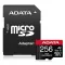 ADATA Memóriakártya MicroSDXC 256GB + Adapter ENDURANCE UHS-I A2 V30 (100/85)