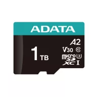   ADATA Memóriakártya MicroSDXC 1TB + Adapter UHS-I V30 A2 CL10 (100/85)