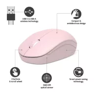 PORT DESIGNS Egér WIRELESS Rózsaszín