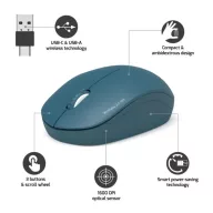 PORT DESIGNS Egér WIRELESS Zafírkék