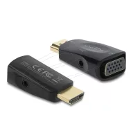   DELOCK Átalakító HDMI-A male > VGA female audió funkcióval