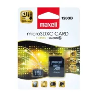   MAXELL Memóriakártya MicroSDXC 128GB X-Series + Adapter Class10