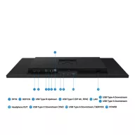   Samsung ViewFinity 32" S8 S80UH VA monitor, 4K UHD (3840x2160), 60Hz, 16:9, 5ms, 350 cd/m2, DisplayPort, HDMI, USB-C