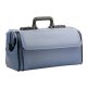 Bag DÜRASOL RUSTICANA Leather 7014 blue-grey / large 2 pockets