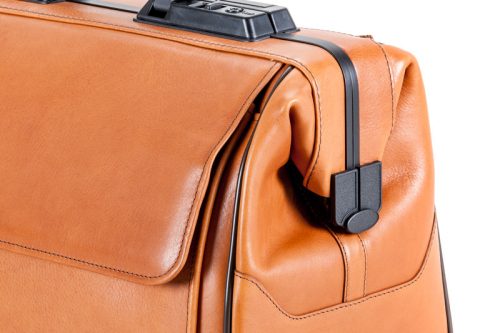 Tasche DÜRASOL RUSTICANA Leder 8101 hellbraun / groß 2 Fächer