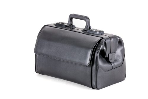 Tasche DÜRASOL RUSTICANA Leder 8111 schwarz / groß 2 Fächer