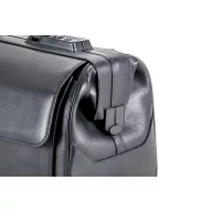 Táska DÜRASOL RUSTICANA Bőr 8111 fekete / nagy 2 zsebes