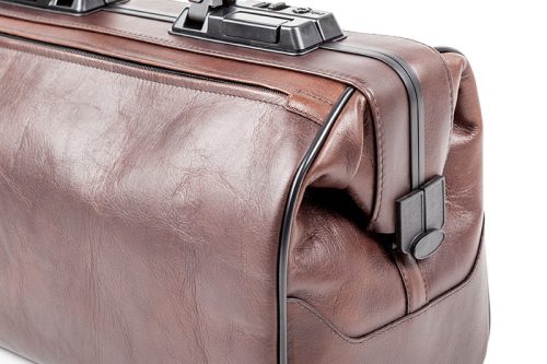 Bag DÜRASOL RUSTICANA Leather 8141 brown / large 2 pockets