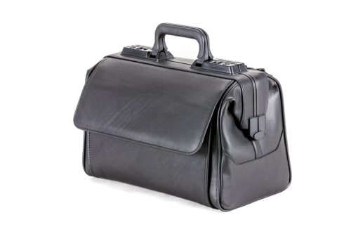 Tasche DÜRASOL RUSTICANA Leder 8011 schwarz / klein 2 Fächer