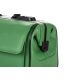 Bag DÜRASOL RUSTICANA Leather 7004 green with white cross / large 2 pockets