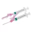 BD Eclipse safety needle 18G pink, 1.2 x 40 mm (1 1/2"), 100 pcs/box, Ref: 302437