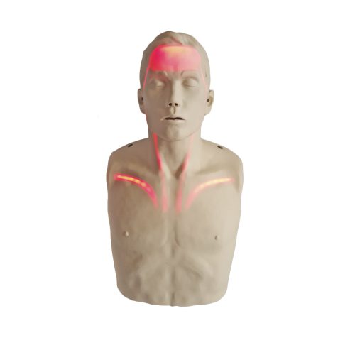 Brayden Lalka do nauki CPR dla dorosłych, design LED