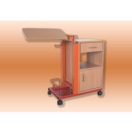 Kombinierter Nachttisch mit Möbelplatte, doppelseitig