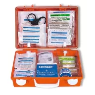 First aid bag with content, in 2 colorvariants