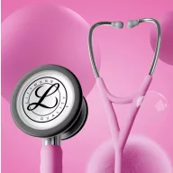   3M™ Littmann® Cardiology IV™ Stethoscope, 6159C, Stainless-finish Chestpiece, Satin-finish Rose Pink Tube