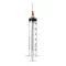 BD Plastipak 50 ml Luer-Lok syringe with aspiration cannula 18G, 25 mm (1") needle, transparent barrel, 1 pc, Ref: 309744