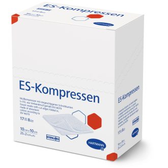 Es-Kompressen 10x10cm 8-layer sterile dressing