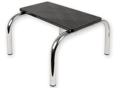 Stepping stool 1 step, chrome