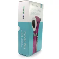   Welch Allyn Pocket Plus LED Otoscope, violet/Mulberry, 6 Lumen, 22880