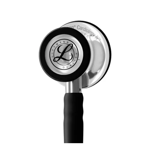  3M™ Littmann® Cardiology IV™ Stethoscope, 6177C, Mirror Chestpiece, Satin-finish Black Tube