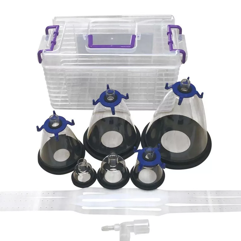Anaesthesia Mask Set with 6 Sizes and Transport Box - Winter