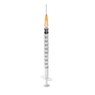   BD Plastipak Hypodermic syringe 1 ml, 3-piece, with 25G 0.5 x 16 mm needle, 120 pcs/box, Ref: 303175