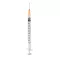 BD Plastipak Hypodermic syringe 1 ml, 3-piece, with 25G 0.5 x 16 mm needle, 120 pcs/box, Ref: 303175