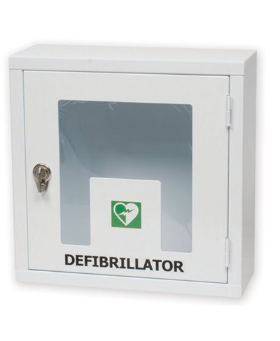 Defibrillator für die Wandmontage in der Kabine, universal und alarmfrei