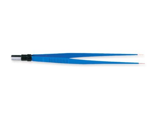 Bipolare gerade Pinzette 18 cm mit 0,3 mm Spitze für Koagulator