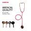 Contec SC23 Cardiology Stethoscope with Stainless Steel Head pink