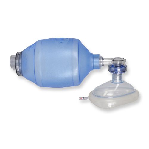 PVC Single use resuscitator ballon and mask adult