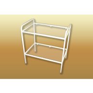 Instrumententisch Glasplatte fest, 800 Zoll