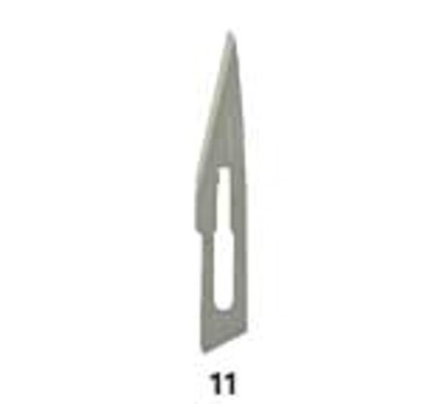 11 disposable scalpel blades - sterile