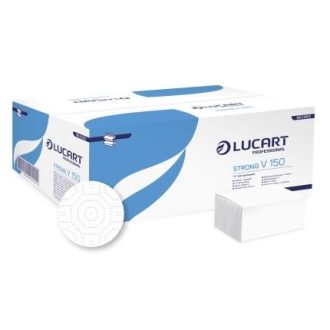   Paper towels sheet Lucart Strong V 150, V folded hand towels. 2-ply, 3000 sheets