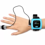 Wrist pulse oximeter with software