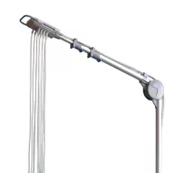   Strässle DT 80 T vacuum electrode system for stress or resting ECG with 4 shelf stand and cable conductor