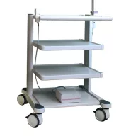  Strässle DT 80 T vacuum electrode system for stress or resting ECG with 4 shelf stand and cable conductor