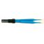 Bipolar MC Pherson forceps 10,2 cm straight with 0,5 mm tip for coagulator
