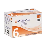  BD Ultra-Fine pen needle 31G, 0.25 x 6 mm, 105 pcs/box, Ref: 320523