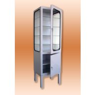 Instrumentenschrank mit je einer Tür