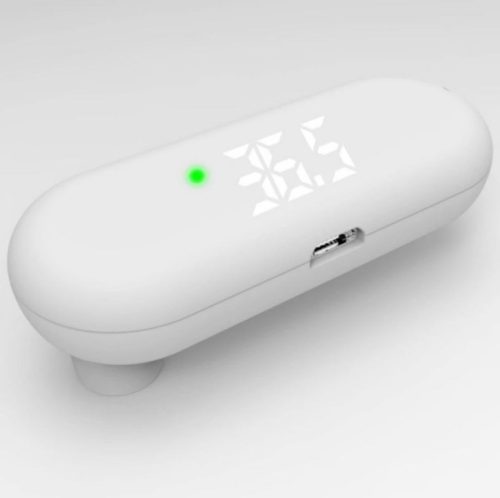 Érintésmentes digitális hőmérő USB-s fehér