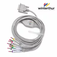   Cardiax EKG-Patientenkabel mit Bananenstecker für Ruheaufnahmen