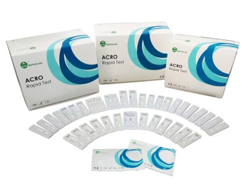 Strep-B-Teststreifen aus einer Probe von 25 Abstrichen