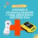 CMS1600 B ultrahang készülék + M&B automata bifázisos defibrillátor AED7000 Elite
