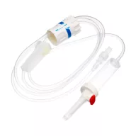   BD gravity infusion set with precision flow controller, single scale, without injection port, 138 cm, 1 pc, Ref: 03508060270