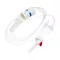 BD gravity infusion set with precision flow controller, single scale, without injection port, 138 cm, 1 pc, Ref: 03508060270