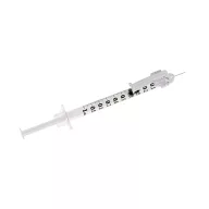   BD SafetyGlide safety tuberculin syringe 1 ml, with 27G 3/8" needle, 100 pcs/box, Ref: 303327